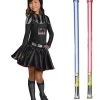 Star Wars Costume Child Darth Vader Dress - WITH X2 FREE LIGHTSABERS -Costumes Crazy Shop 1032583227
