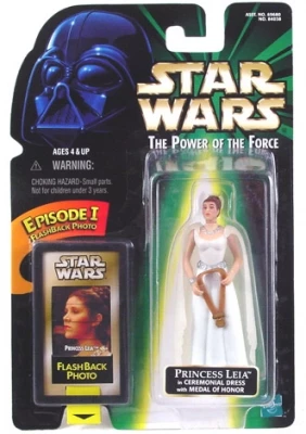 Star Wars Action Figure - Princess Leia In Ceremonial Dress With Medal Of Honor - EP1 FlashBack Photo 3 Star Wars Action Figure - Princess Leia In Ceremonial Dress With Medal Of Honor - EP1 FlashBack Photo