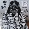 Star Wars Greeting Cards - 160 X 160 Mm - Star Wars - Age 13 - Blank Inside - SW534 -Costumes Crazy Shop 1180739718
