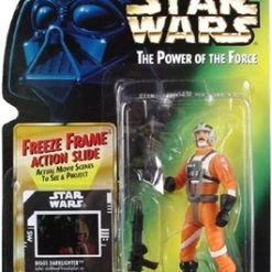 Star Wars Action Figure - Biggs Darklighter With Blaster Pistol - Freeze Frame Action Slide