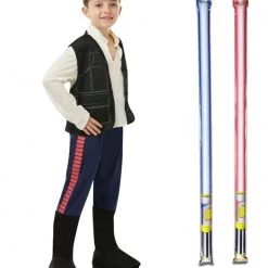 Star Wars Costume Child Han Solo - WITH X2 FREE LIGHTSABERS