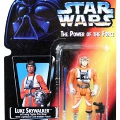 Star Wars Action Figure - Luke Skywalker In X-Wing Fighter Pilot Gear With Lightsaber