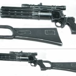 Custom Painted And Weathered Replica Mandalorian Boba Fett EE-3 Carbine Blaster