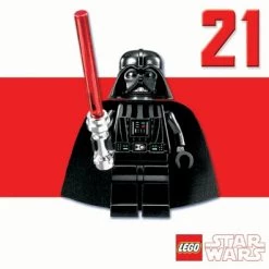 Star Wars Greeting Cards - 160 X 160 Mm - Lego Star Wars - Darth Vader 21 - LS015